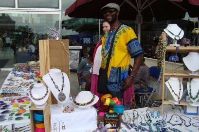 african jewellery stall