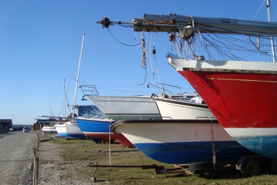 boats on ferry road